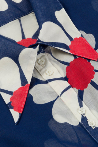 The Midnight Marigolds Cotton Cloud Blouse