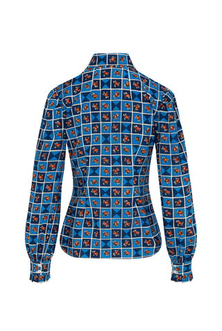 The Nautical Rose in Blue Blouse