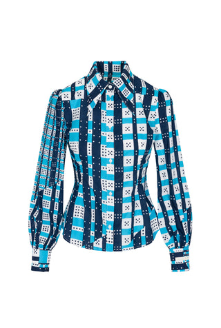 The Crazy Domino Blouse