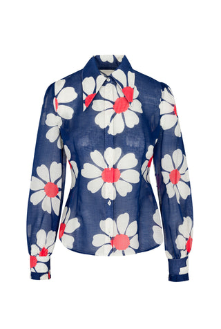 The Midnight Marigolds Cotton Cloud Blouse