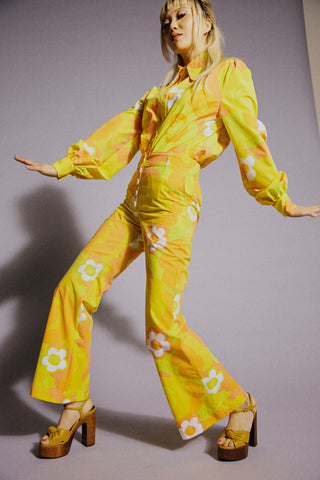 Begonia Butterfly Collar Shirt